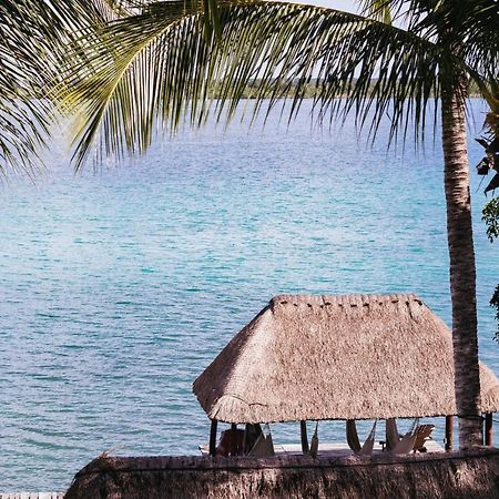 Casa La Joya Bacalar Lägenhet Exteriör bild