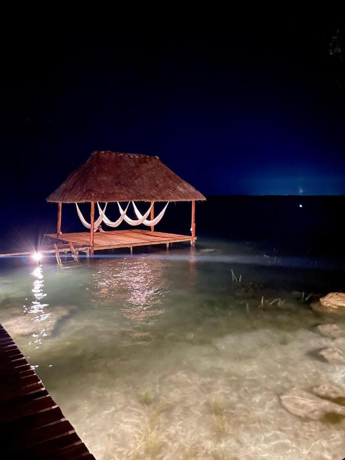 Casa La Joya Bacalar Lägenhet Exteriör bild