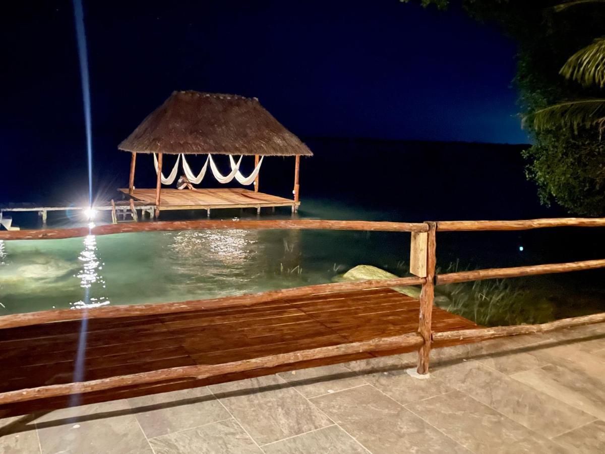 Casa La Joya Bacalar Lägenhet Exteriör bild