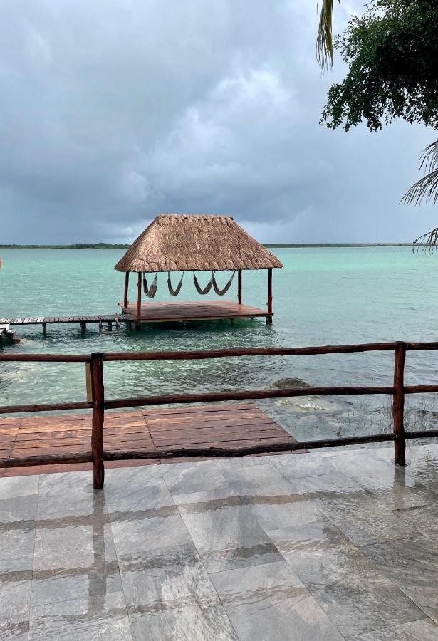Casa La Joya Bacalar Lägenhet Exteriör bild