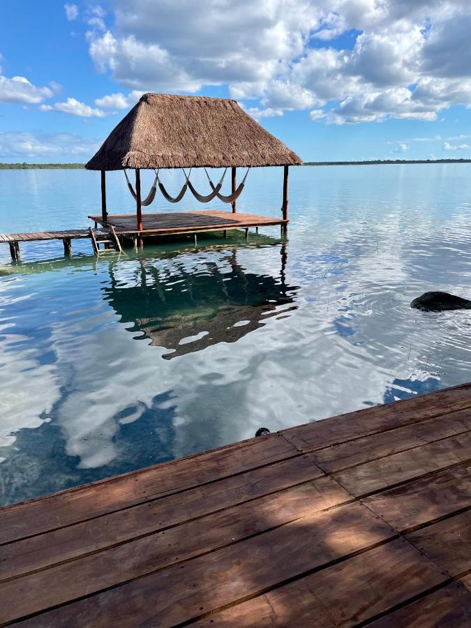 Casa La Joya Bacalar Lägenhet Exteriör bild