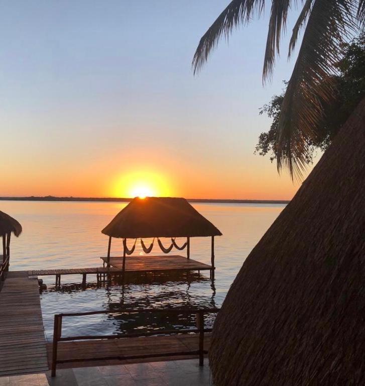 Casa La Joya Bacalar Lägenhet Exteriör bild