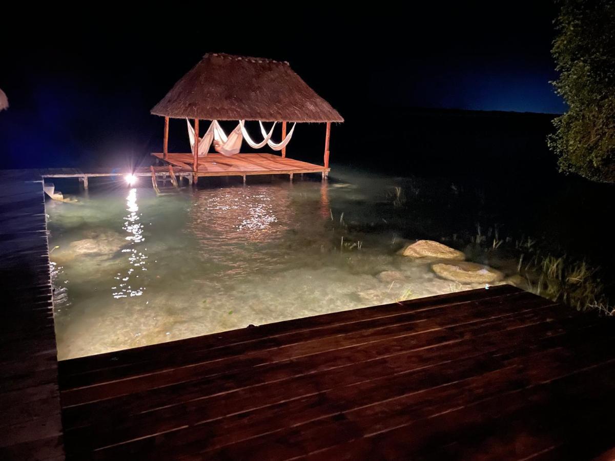 Casa La Joya Bacalar Lägenhet Exteriör bild