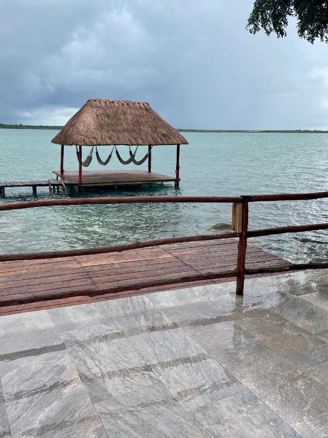 Casa La Joya Bacalar Lägenhet Exteriör bild