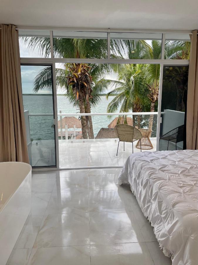 Casa La Joya Bacalar Lägenhet Exteriör bild
