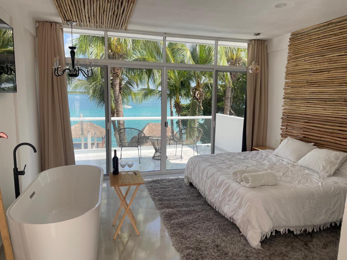 Casa La Joya Bacalar Lägenhet Exteriör bild