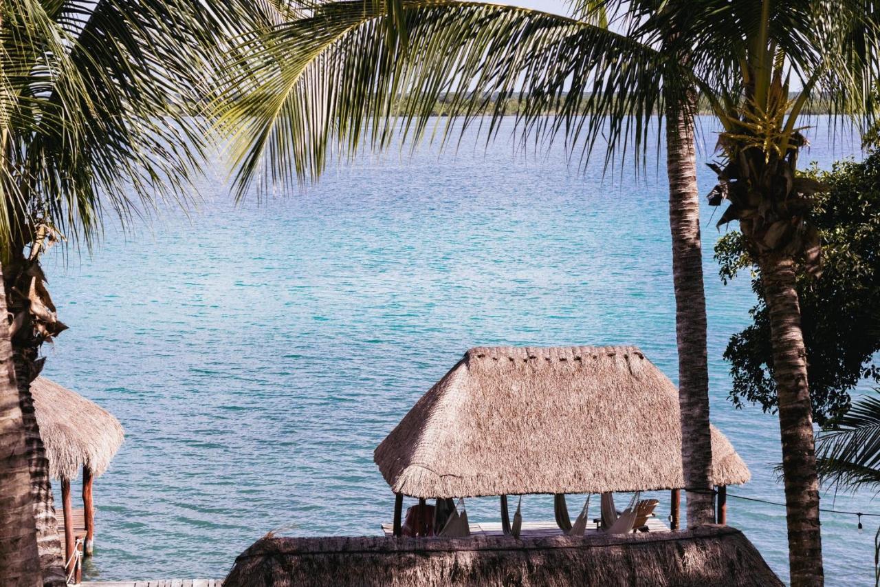 Casa La Joya Bacalar Lägenhet Exteriör bild