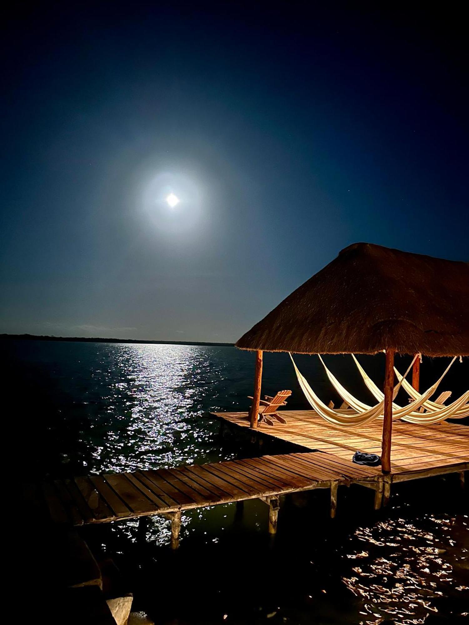 Casa La Joya Bacalar Lägenhet Exteriör bild